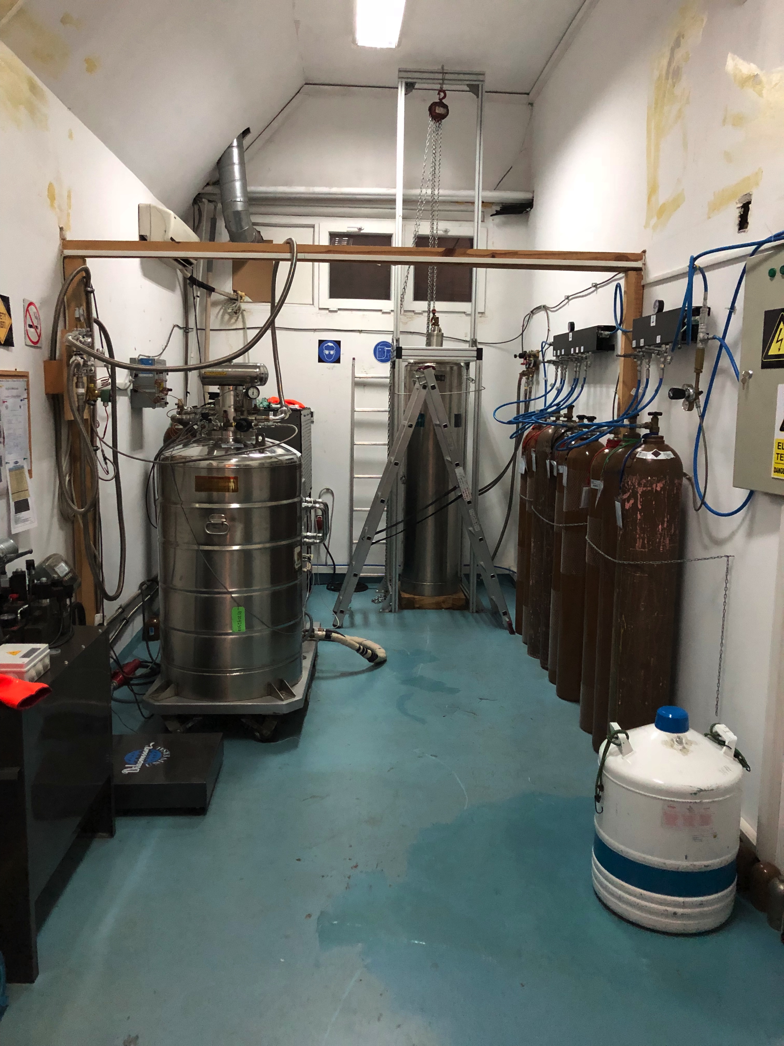 Helyum Gazı depolama ve sıvılaştırma odası